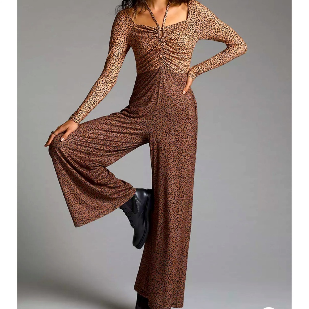 Printed Cut-Out Jumpsuit ( Hutch  Anthropologie)